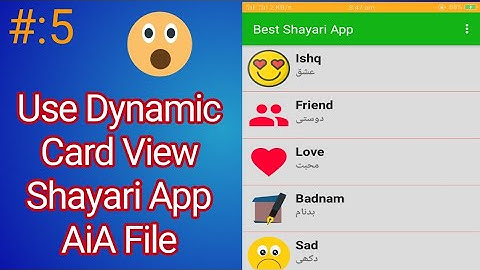 #5Shayari App Aia File Kodular By Technical Guruji Pakistan 💪💪💪