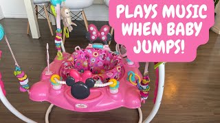 Bright Starts MINNIE MOUSE Activity Jumper - A MUST HAVE For Your Baby Registry!! by Mama Cassidy Reviews 1,442 views 1 month ago 1 minute, 40 seconds