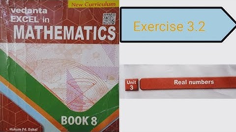 Real number class 8 solutions || Vedanta publications solutions class 8 || #ble #maths