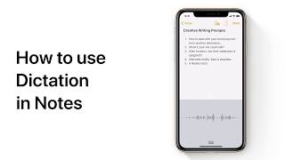 Use Dictation in Notes — Apple Support screenshot 5