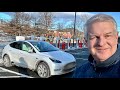 Tesla model y winter road trip from ct to quebec city part 1