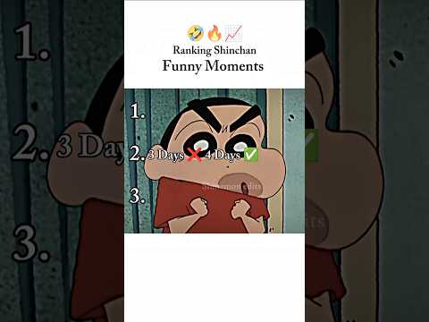 Ranking Shinchan Funny Moments 🤣🔥 #shinchan #funny #core #anime #edit #memes #shorts #viralshorts