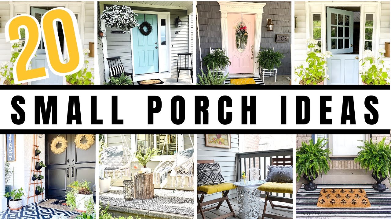 20 Of The BEST Tips For Styling A Small Front Porch! 