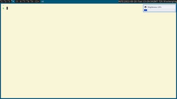 dwm brightness control (show by dunst)