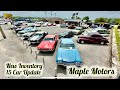 Hot Rod Classics Lot Inventory Maple Motors Large Update 4/29/24 American Muscle Cars For Sale Deals