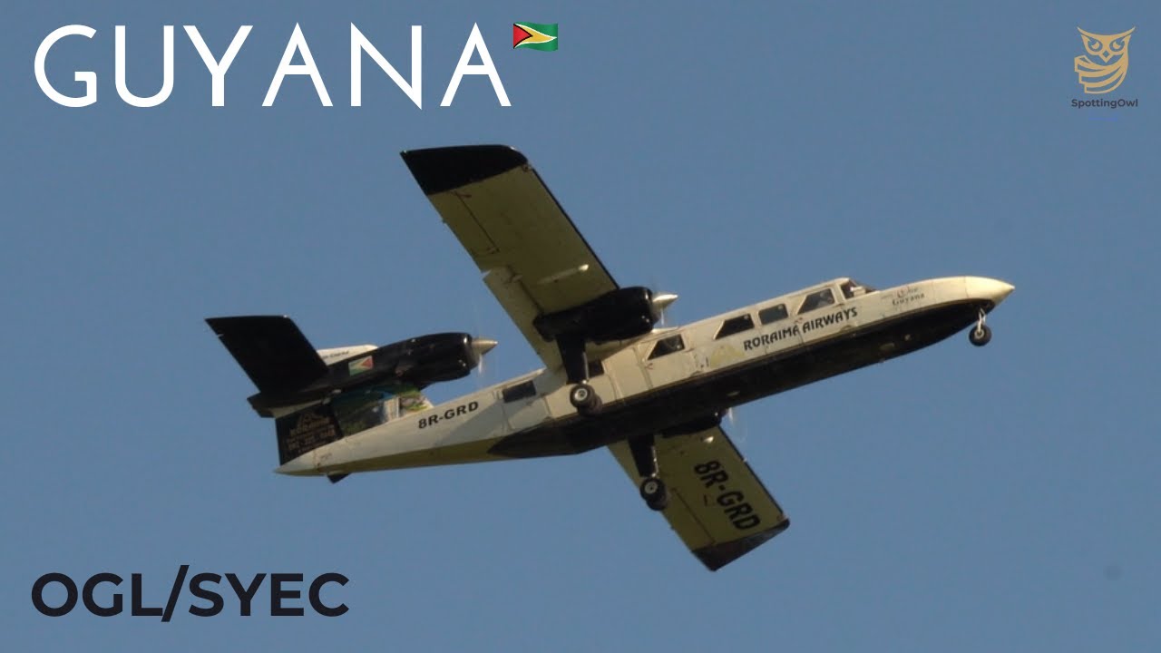 ✈ [4K] 6 MINUTEs at Ogle Airport Guyana Plane Spotting [OGL/SYEC]