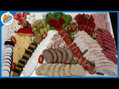 La mas facil botana para año nuevo, CHAROLA DE CARNES FRIAS, TABLA DE  QUESOS, #480 | Chef Roger - YouTube