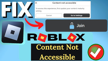 How To Fix Roblox Blox Fruits "Content Not Accessible" Error | Fix Can