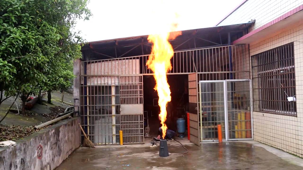 49C 6m large LPG/PROPANE GAS FLAME PROJECTORS YouTube