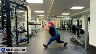 Suspension Trainer Sprinter Hop with Knee Drive | Exercise Demo | Coaching Software | QuickCoach screenshot 5