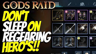 Regear Your Hero's Like This!! | GODS RAID