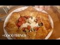 Good Things: Cherry Tomato Mozzarella Zucchini Pie - Martha Stewart