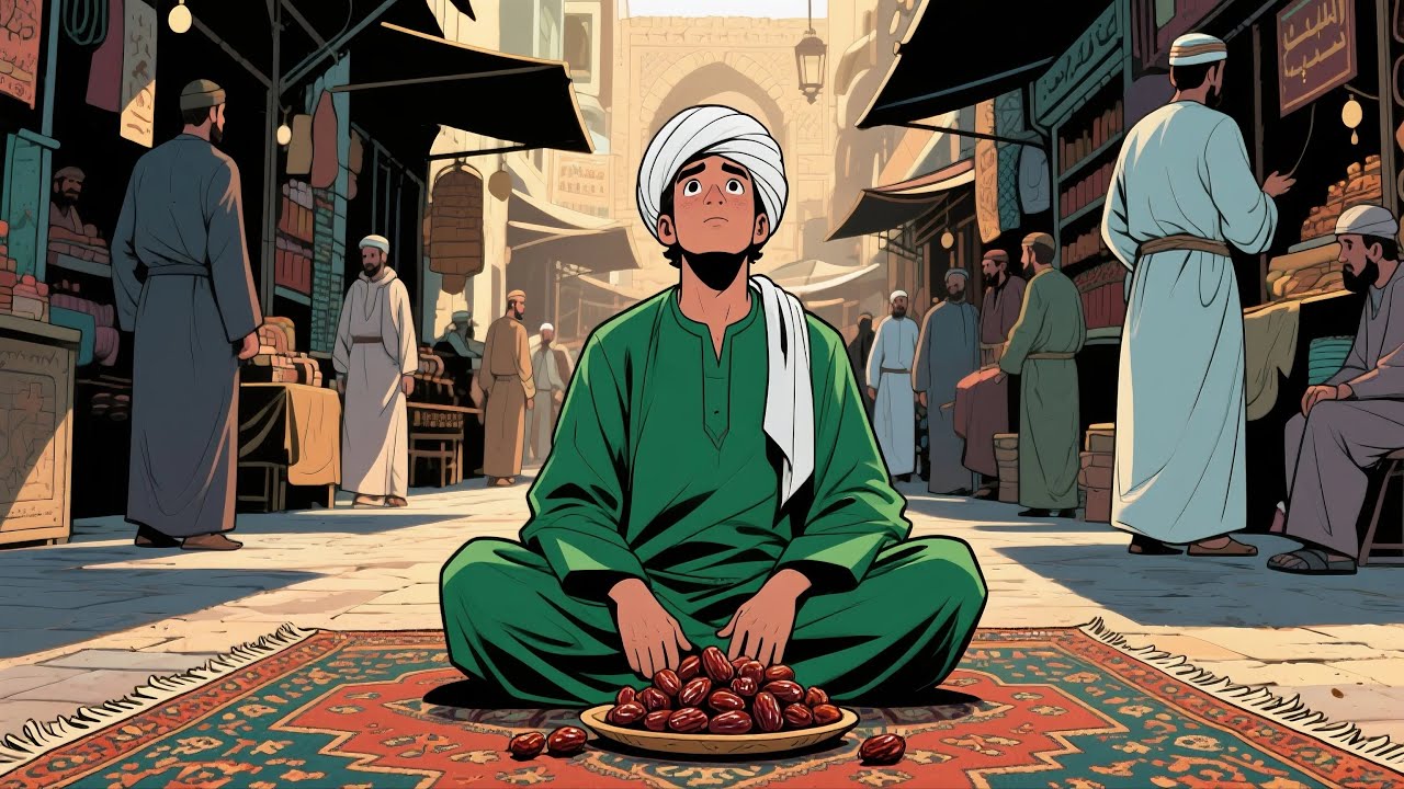 قصة بائع التمر الفقير الذي اكتشف سر الواحة وأصبح أغنى رجل في المدينة