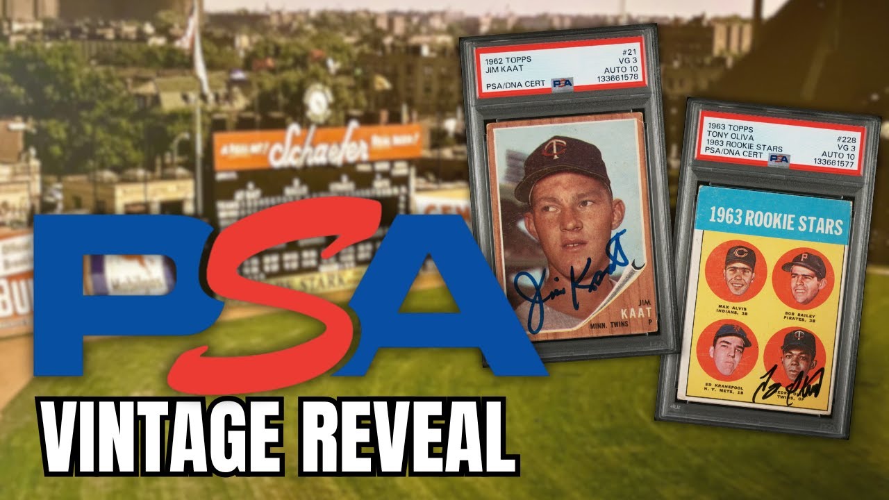 Vintage Autograph PSA Nine Card Dual Grade Reveal!