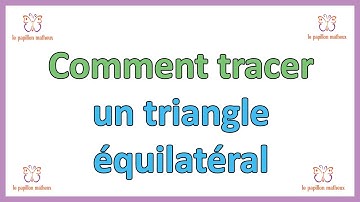 Comment tracer un triangle équilatéral avec un compas
