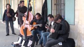 2013-10-27 Borsalino performance in Place des Vosges, Paris, France