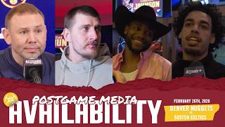 Everybody's Bought In | ALL Denver Nuggets Postgame Media vs. BOS🎙️