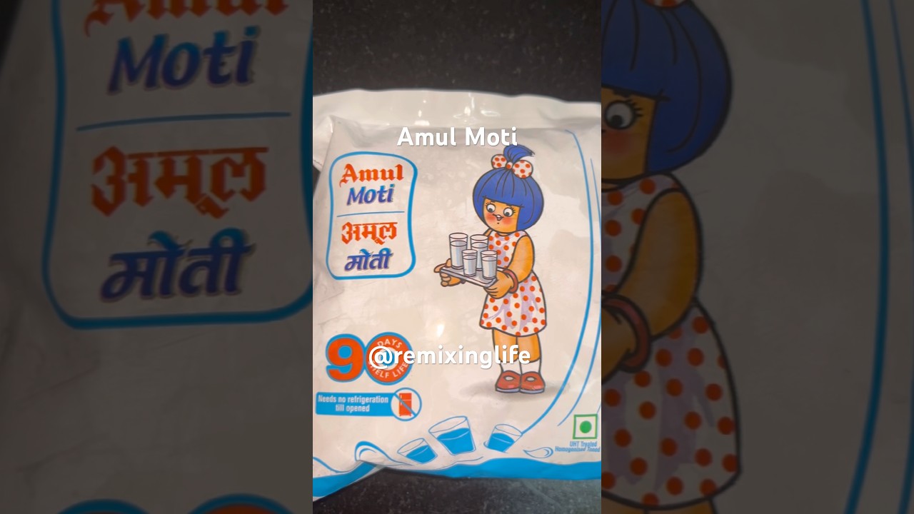 Amul Moti Milk With 90 Days Self Life 