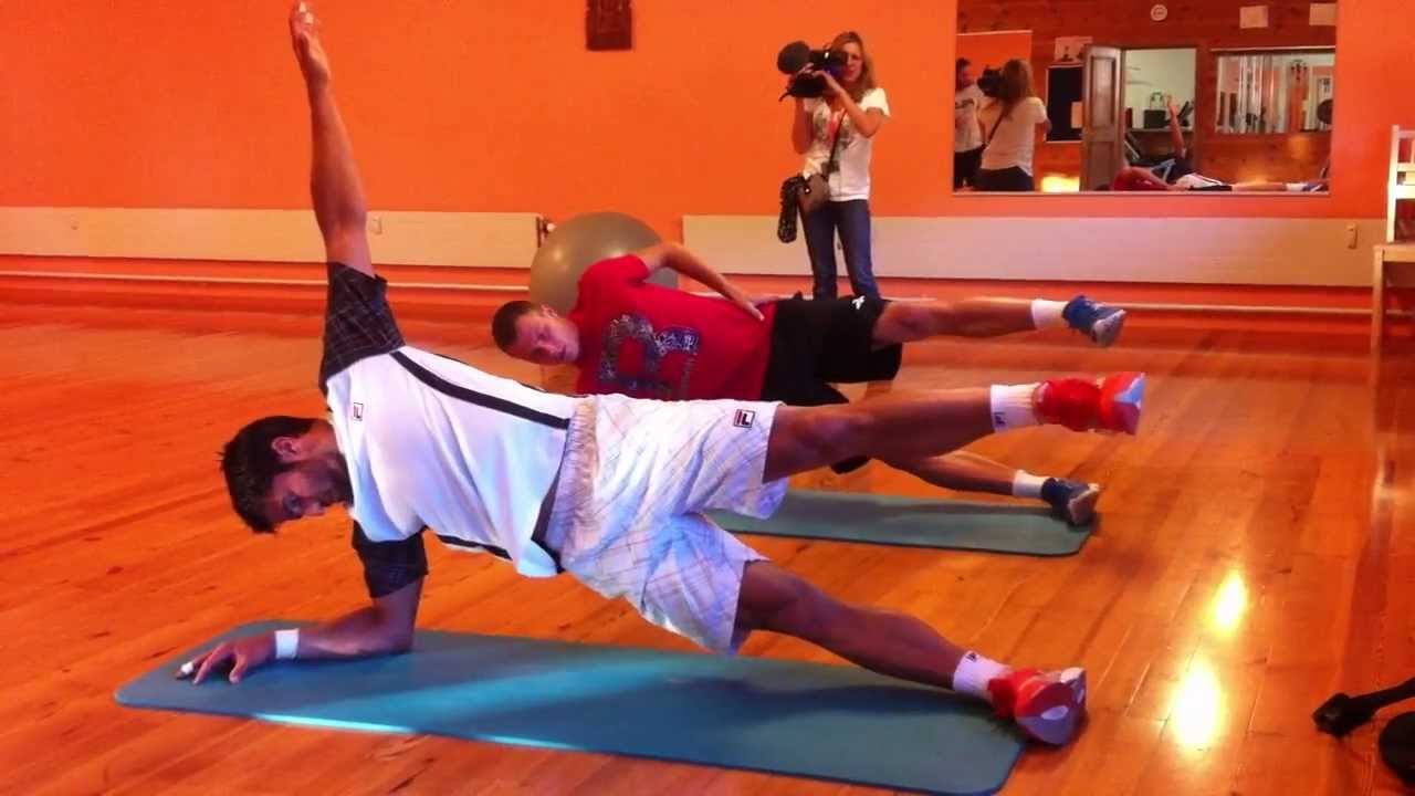 Tipsarevic after match conditioning