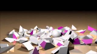 Cinema 4D Tutorial   Sphere Smashing Into Cube And Shattering Into Pieces