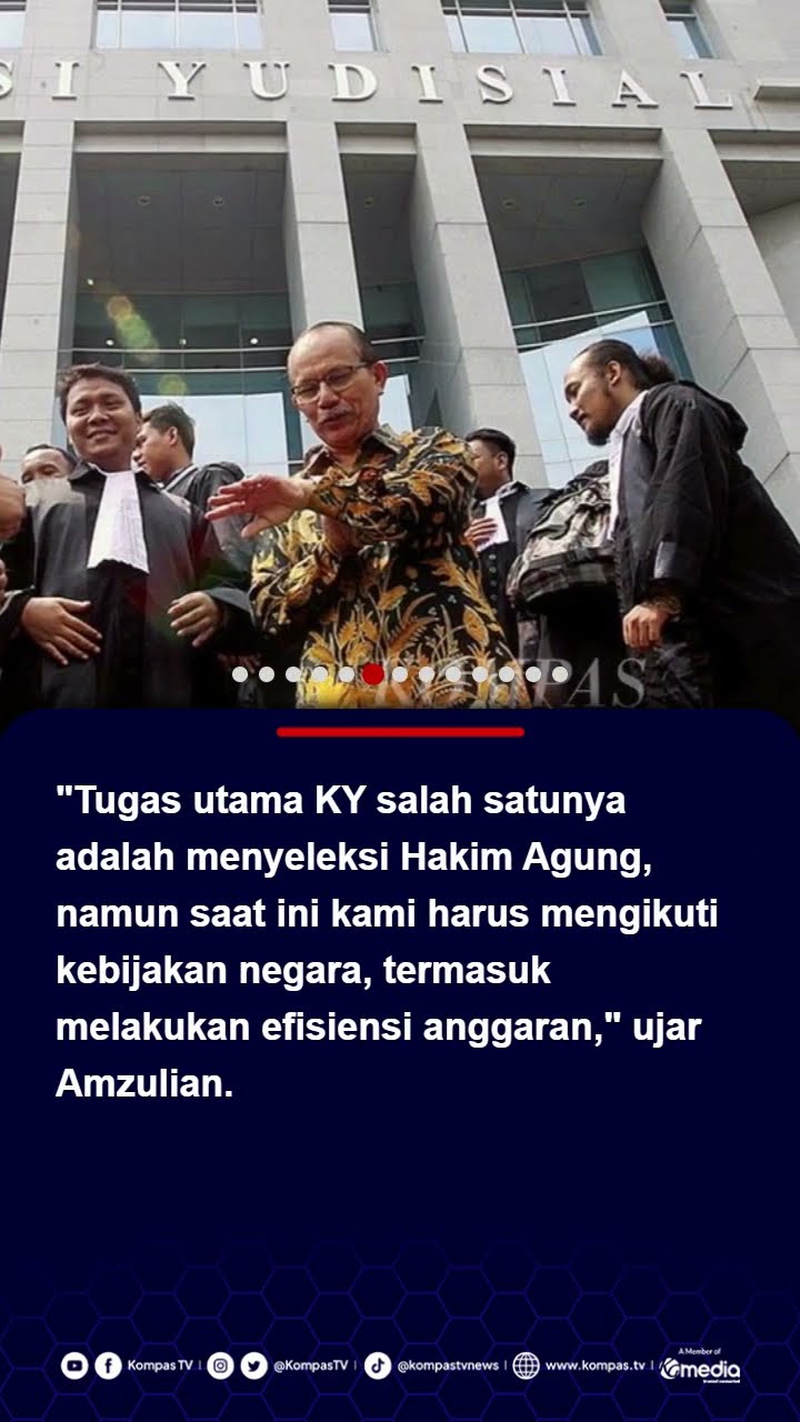 Kena Efisiensi Anggaran, Gaji Pegawai Komisi Yudisial Disebut Hanya Cukup Sampai Oktober 2025 #gaji
