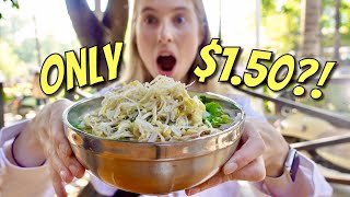 Every BREAKFAST I ate on my tropical Chinese vacation! So good & SO CHEAP!