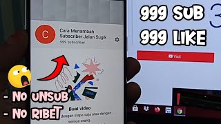1 HARI 1000 SUBSCRIBER | Cara Menambah Subscriber YouTube Gratis
