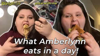 What Amberlynn eats in a day! (Cheesecake Factory)