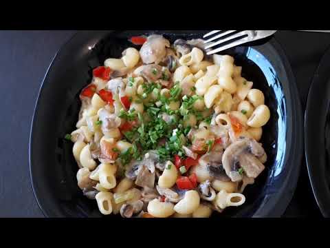 Ооочень вкусный ужин или обед'МАКАРОНЫ С ШАМПИНЬОНАМИ'