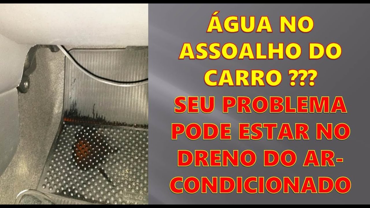 Como resolver vazamento de água no assoalho do carro FIAT Siena - YouTube