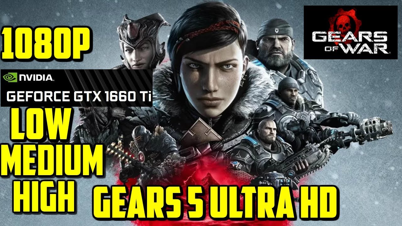 Gears 5 GTX 1660TI | Ryzen 5 2600 | (Gameplay Benchmark) | 1080p All Settings | Latest Update