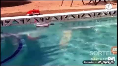 Everything Has Fallen Into The River With Water Bottles Add Round 1