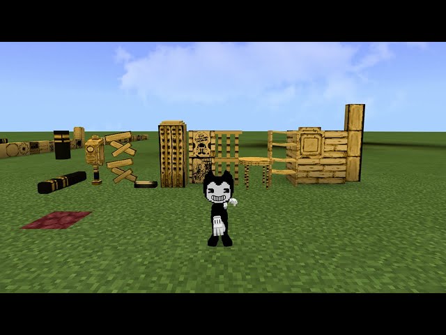 Bendy And The Ink Machine Add-on V3.1 / By Bendy The Demon 18 . Minecraft  Mod