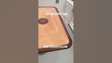 True North 34 Custom Cockpit Table