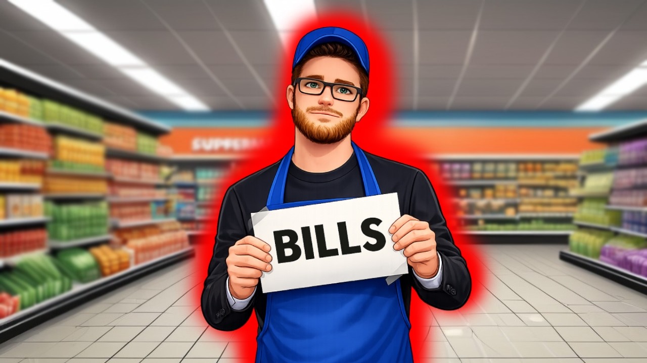 PAYING ALL OUR BILLS… Will Our Supermarket Go BROKE?! | Supermarket Simulator EP 21