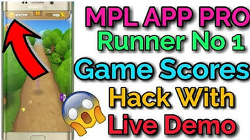 MPL APP PRO Runner No. 1 Game Coin Hack With Live demo|teachtipswithashish