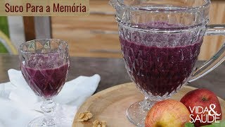 Receita: Suco para memória / Tema: Alzheimer (28/02/19)