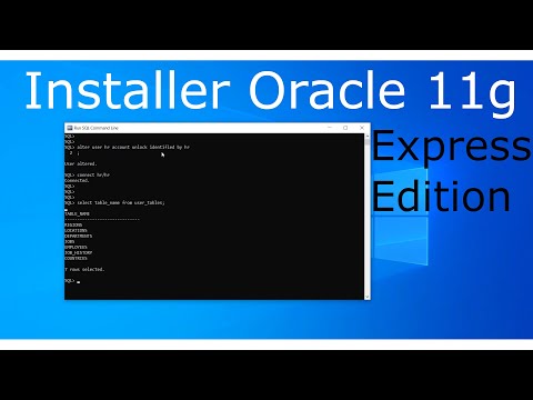 Formation SQL : Installation Oracle 11g Express sur Windows 10