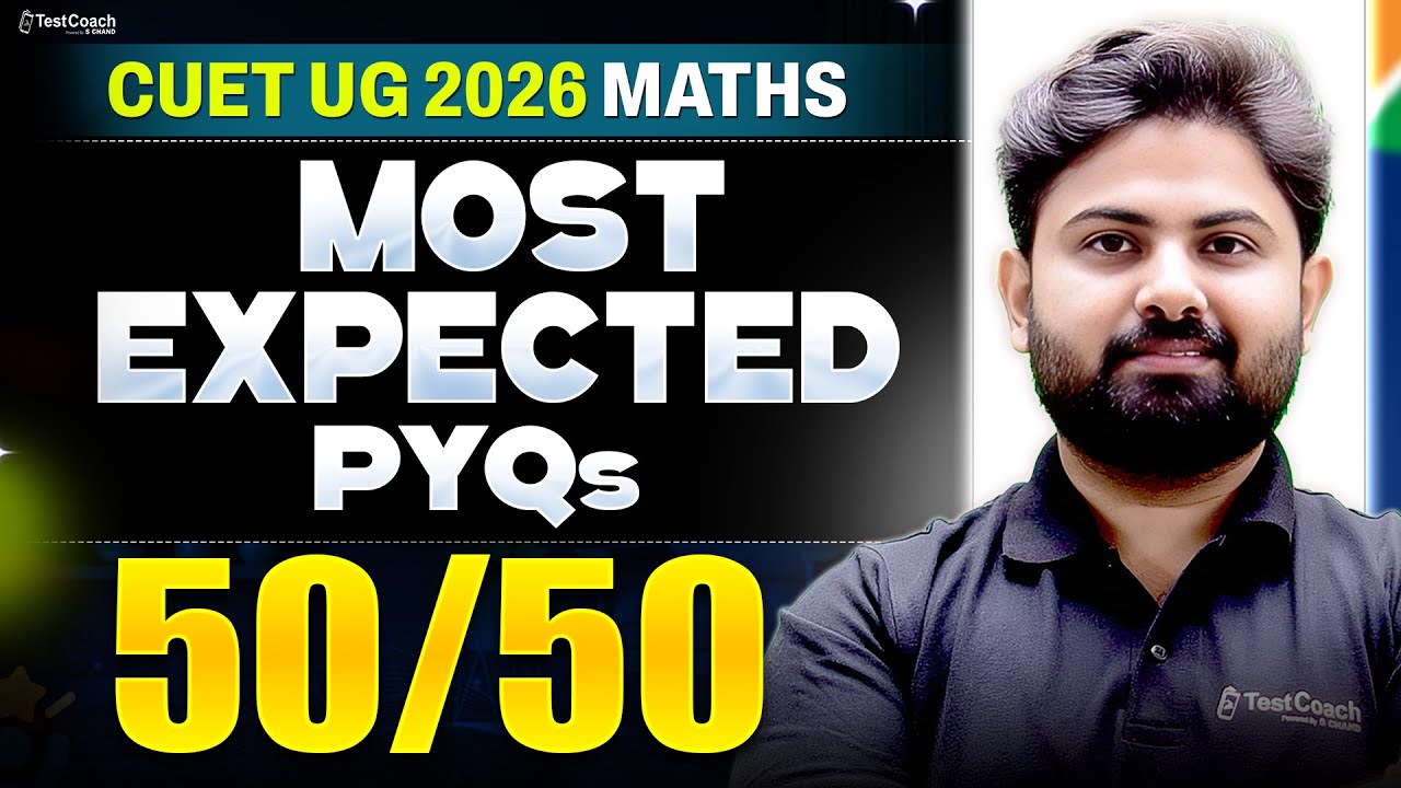 CUET 2026 Maths PYQs — 50/50 Most Repeated Questions 🔥 | Rank Booster ...