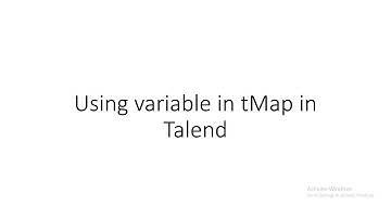 Use of variable in tMap component in Talend|| Talend session part 16