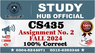 CS435 assignment 2 solution Fall 2024 | CS435 assignment 2 solution 2024 | CS435 Assignment 2 100%