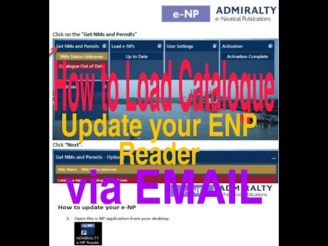 How to update ENP reader via email