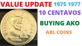 10 Centavos 1975 & 1977 -  Ang Bagong Lipunan Series Coins