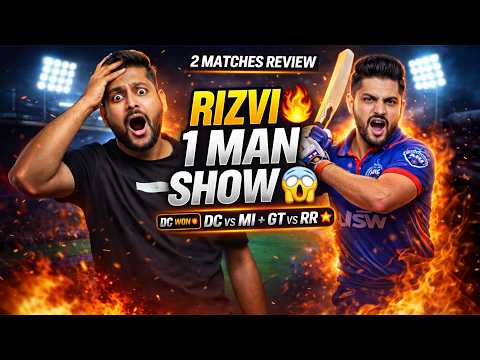 RIZVI 1 MAN SHOW 😱🔥 DC vs MI + GT vs RR | IPL 2026 Full Match Review Telugu