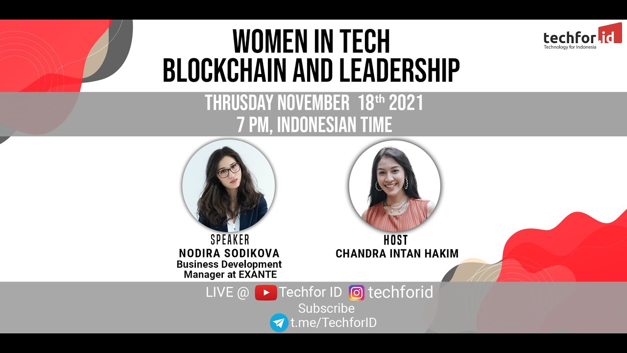 Tech Talk Session | Women in Tech Blockchain and Leadership - YouTube