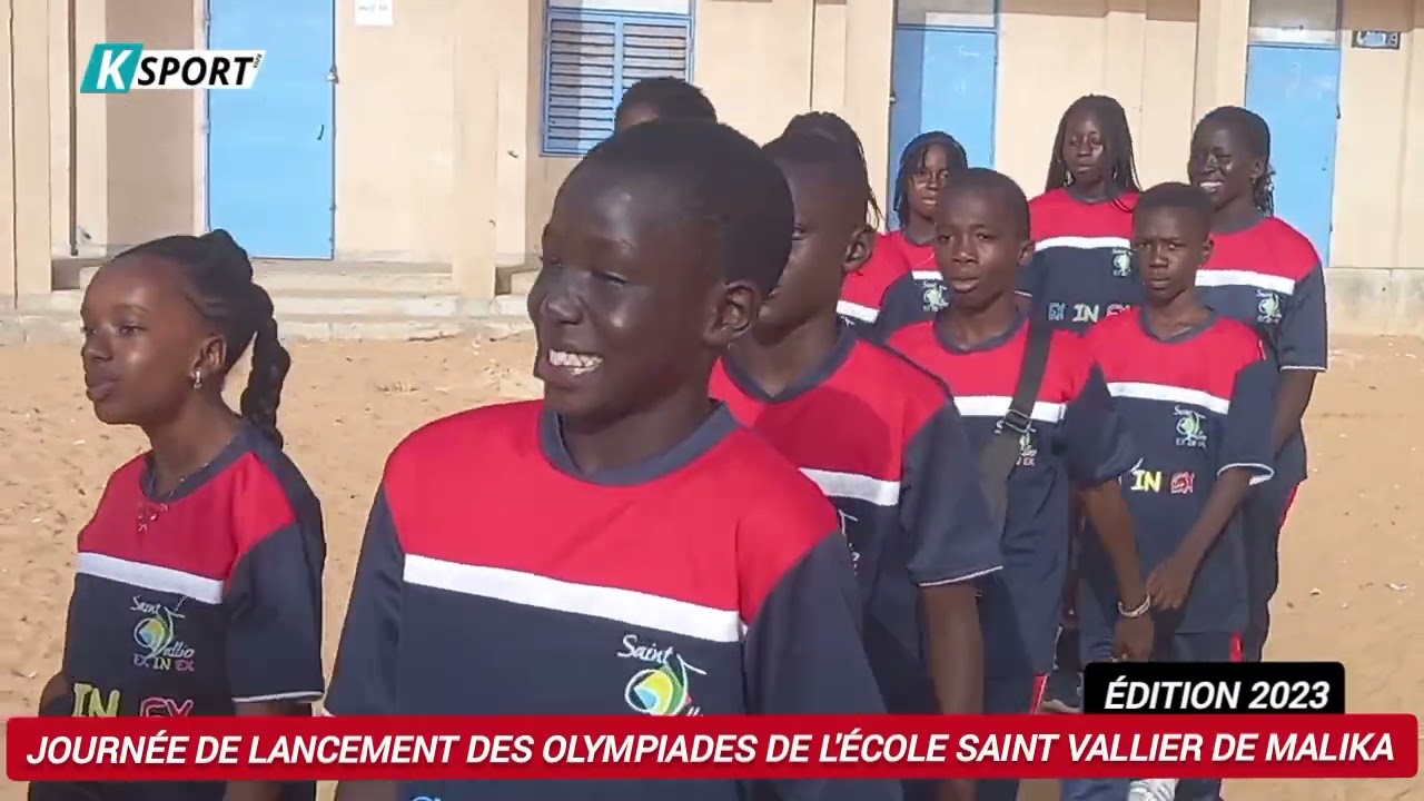 École Saint Vallier : lancement des Olympiades de l'édition 2023