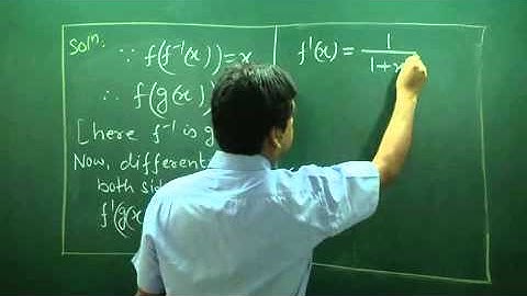 IIT Main 2014 Property of Inverse Function