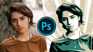 How to Create Vector Style Portrait in Photoshop