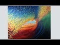 How to paint a wave in acrylic