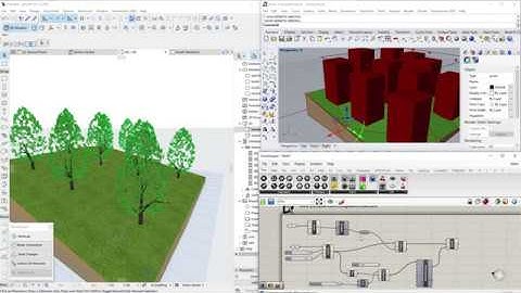Building mesh in Archicad using Grasshopper and adding objects